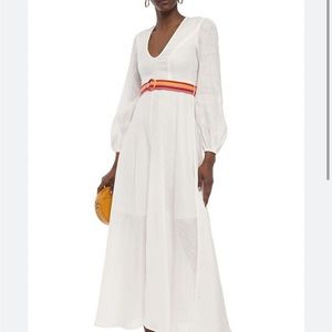 Zimmerman Goldie plunge long dress